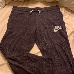 Purple/Plum Nike joggers